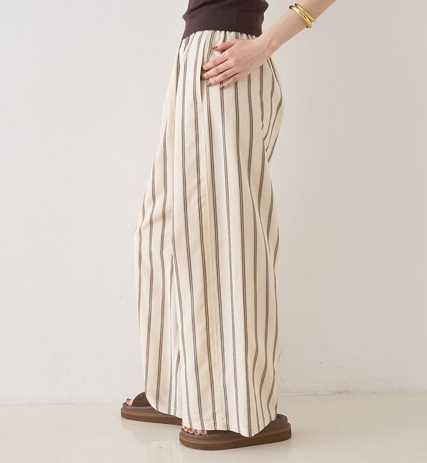 Rouge vif「ストライプイージーパンツ/ウエストゴム【予約】」|その他|