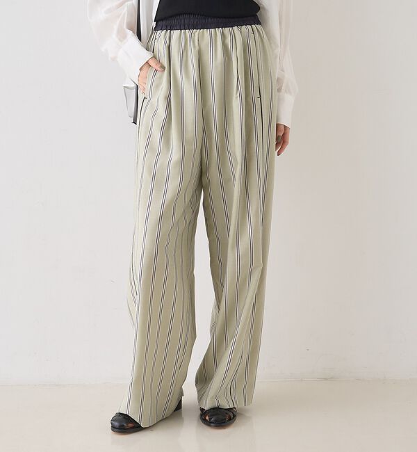 Rouge vif「ストライプイージーパンツ/ウエストゴム【予約】」|その他|
