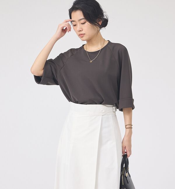 Rouge vif「ダンボールゆったりブラウス/カットソー/半袖」|シャツ・ブラウス|