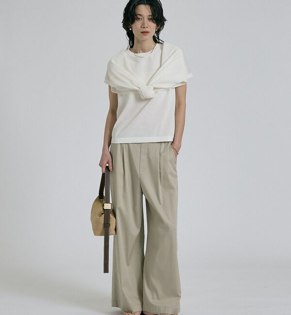 qualite「【接触冷感＆セットアップ対応】ライトデニムパンツ」|その他|