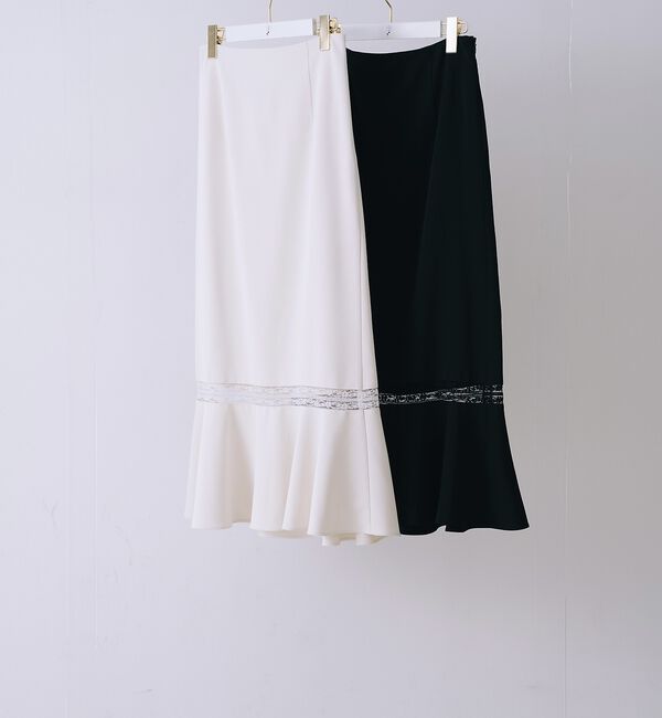 SELFIST「レース切替マーメイドスカート」|スカート|