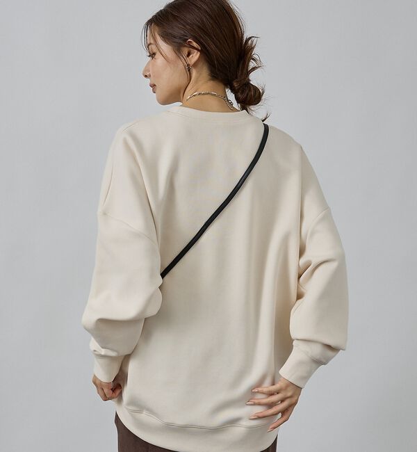 abahouse mavie「シルキーダンボールロゴプルオーバー」|スウェット・ジャージ|