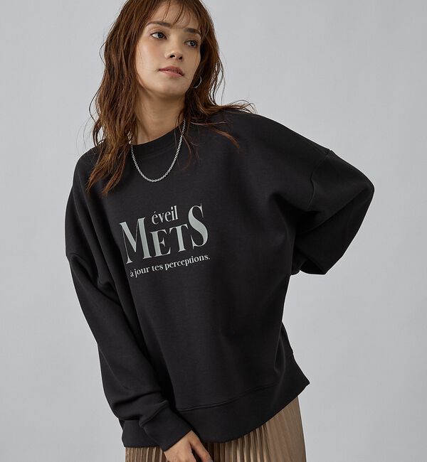 abahouse mavie「シルキーダンボールロゴプルオーバー」|スウェット・ジャージ|