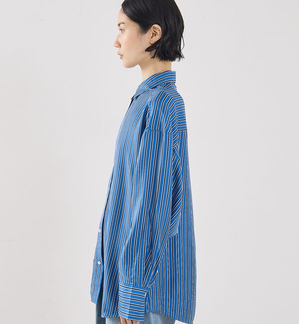 The Store by C' 「【TOTEME】OVERSIZED STRIPED SHIRT／オーバーサイズス」|シャツ・ブラウス|