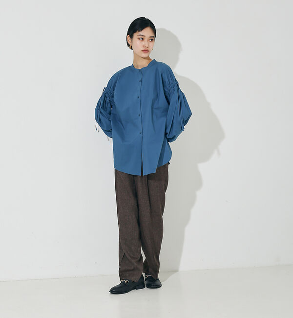 NOMINE「【セットアップ対応可】シャーク3タックテーパードパンツ」|スラックス|