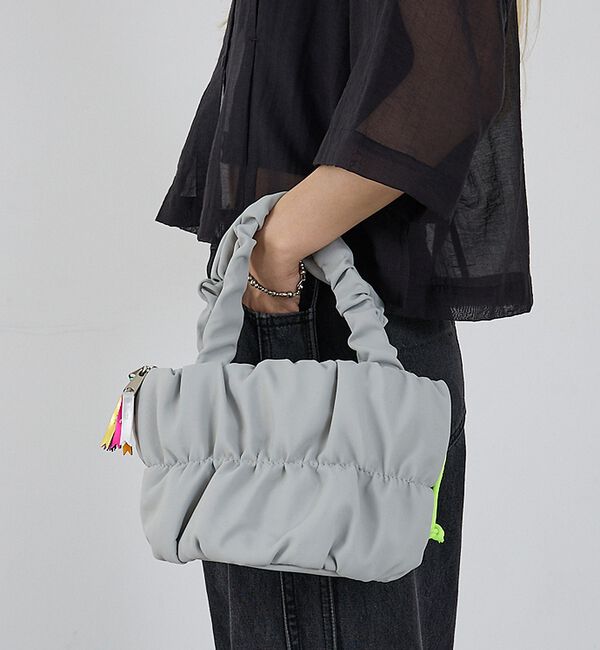 NOMINE「【cheek】pokkori kincyaku2way 2WAY 巾着 ミニトー」|トートバッグ|