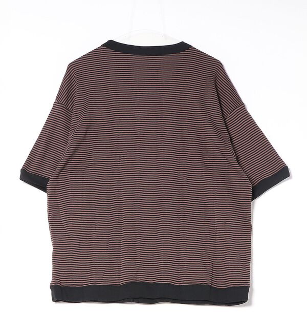 NOMINE「【Robert P. Miller】パネル リブ 半袖 オーバー/ビッグシルエッ」|Tシャツ・カットソー|