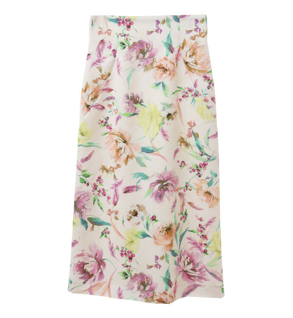 TIARA「花と羽タイトスカート」|スカート|