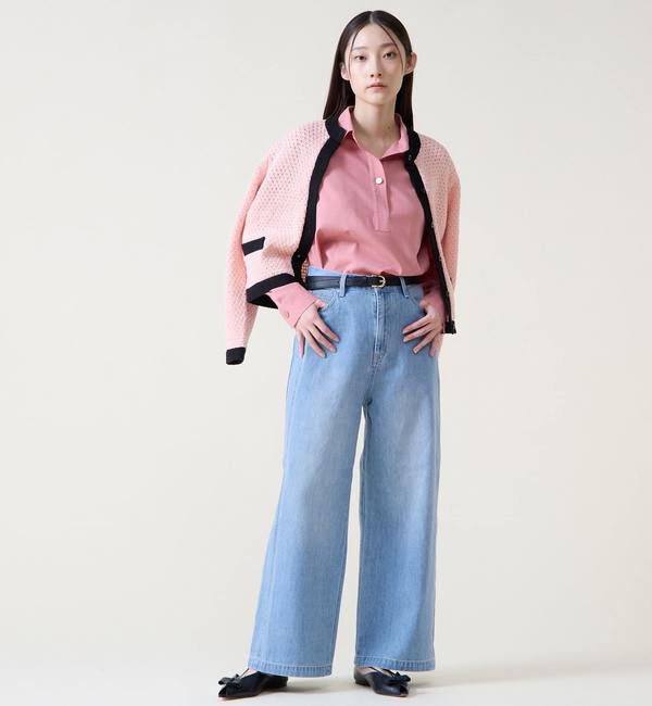 TIARA「ジオモチーフニットジャケット」|カーディガン|