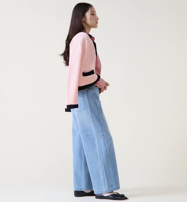 TIARA「ジオモチーフニットジャケット」|カーディガン|