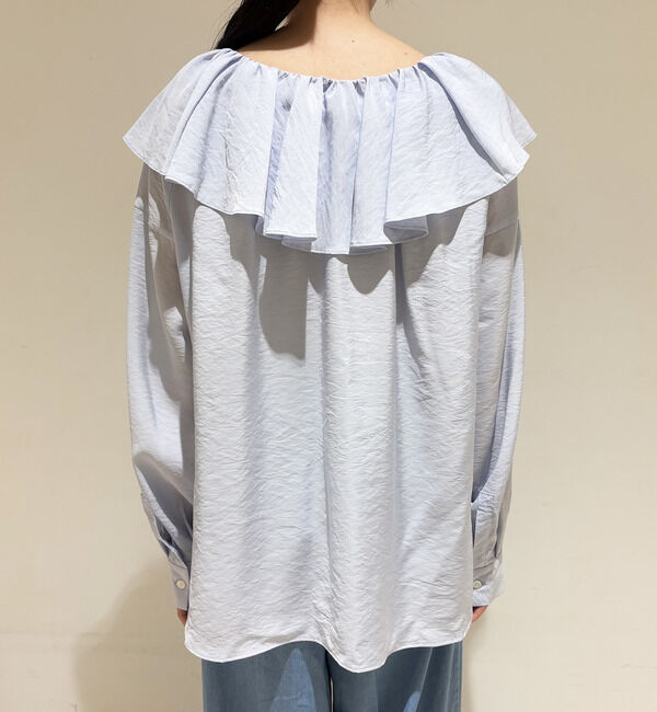 TIARA「フリルギャザーブラウス」|シャツ・ブラウス|