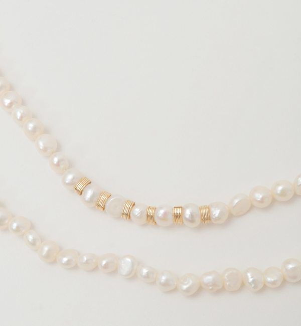 Liesse「【EO/イオ】Long pearl necklace 170cm(EO24AW-14)」|ネックレス|