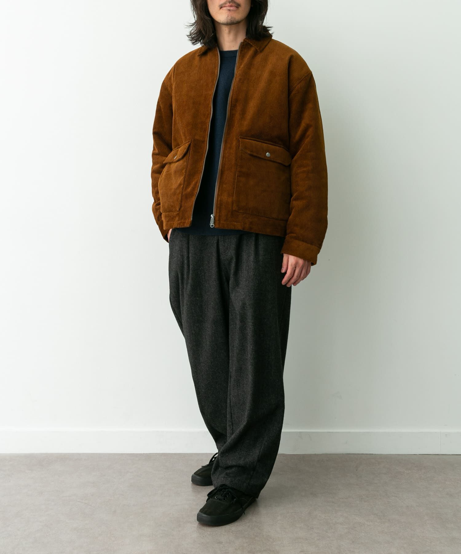 Sonny Label 「パデッドショートジップブルゾン」|ブルゾン・スタジャン|