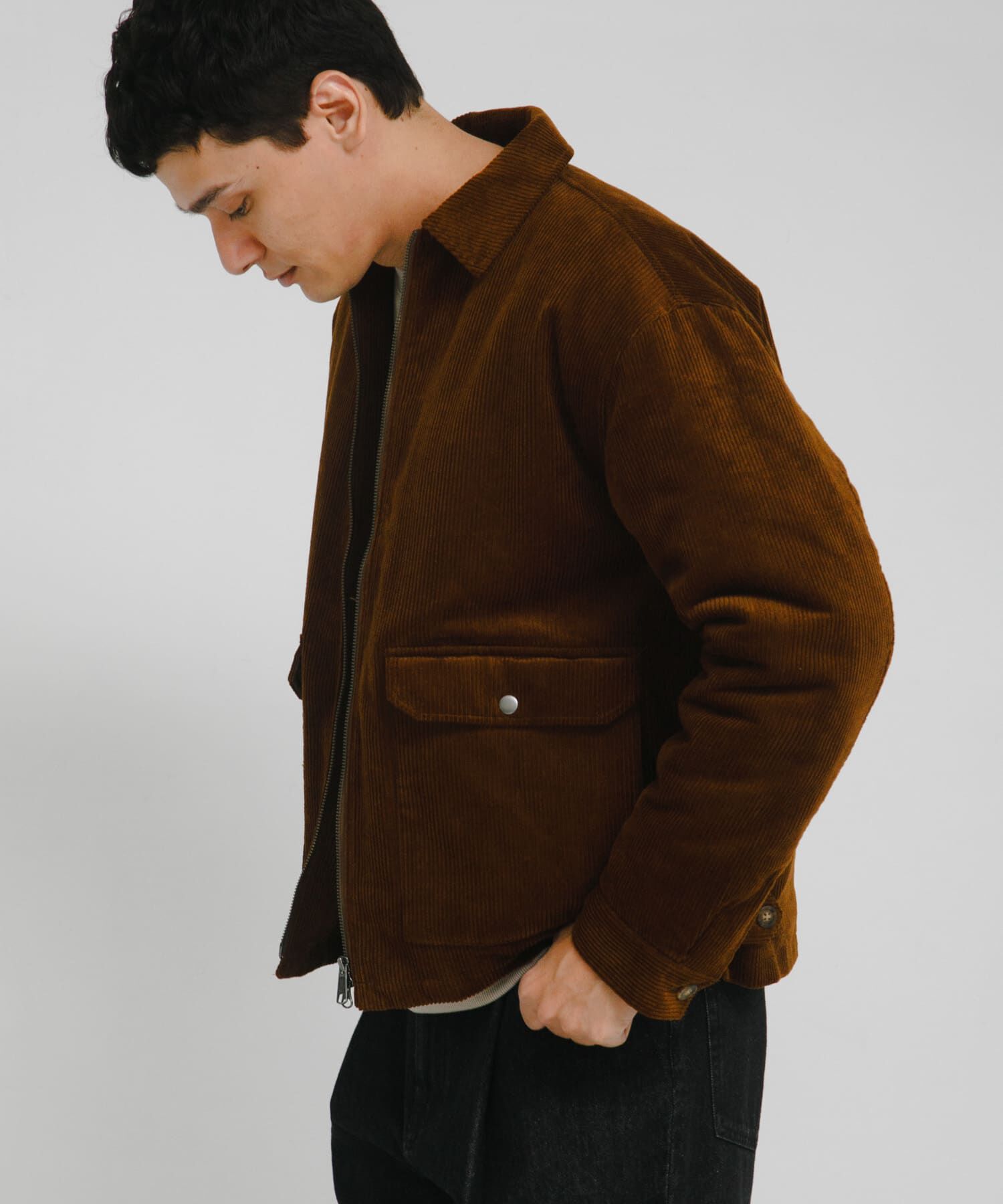 Sonny Label 「パデッドショートジップブルゾン」|ブルゾン・スタジャン|