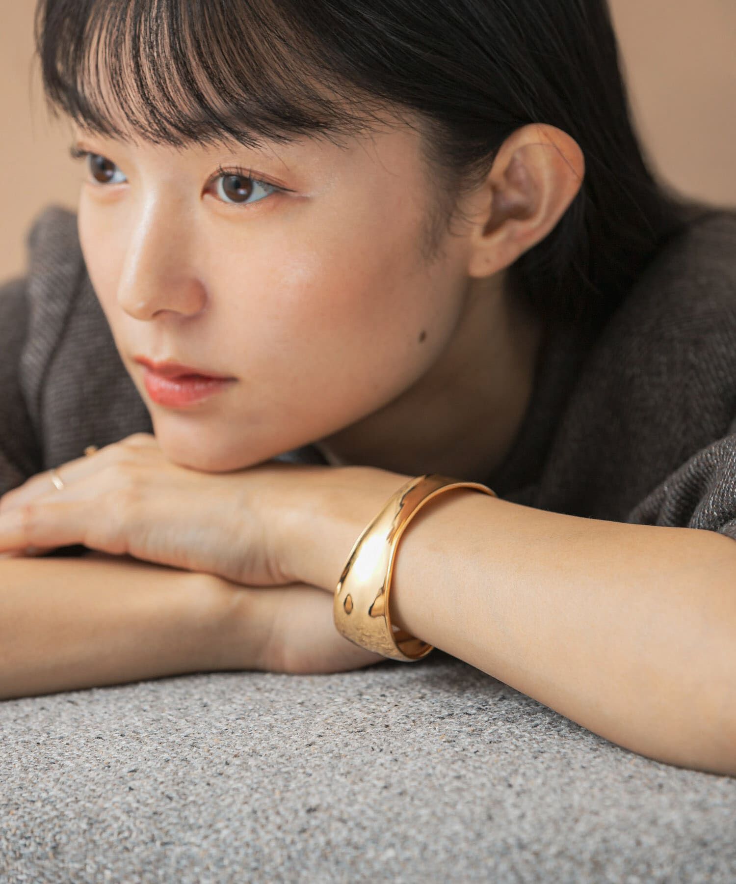 URBAN RESEARCH ROSSO「Favorible　Curvy bangle」|ブレスレット・バングル|