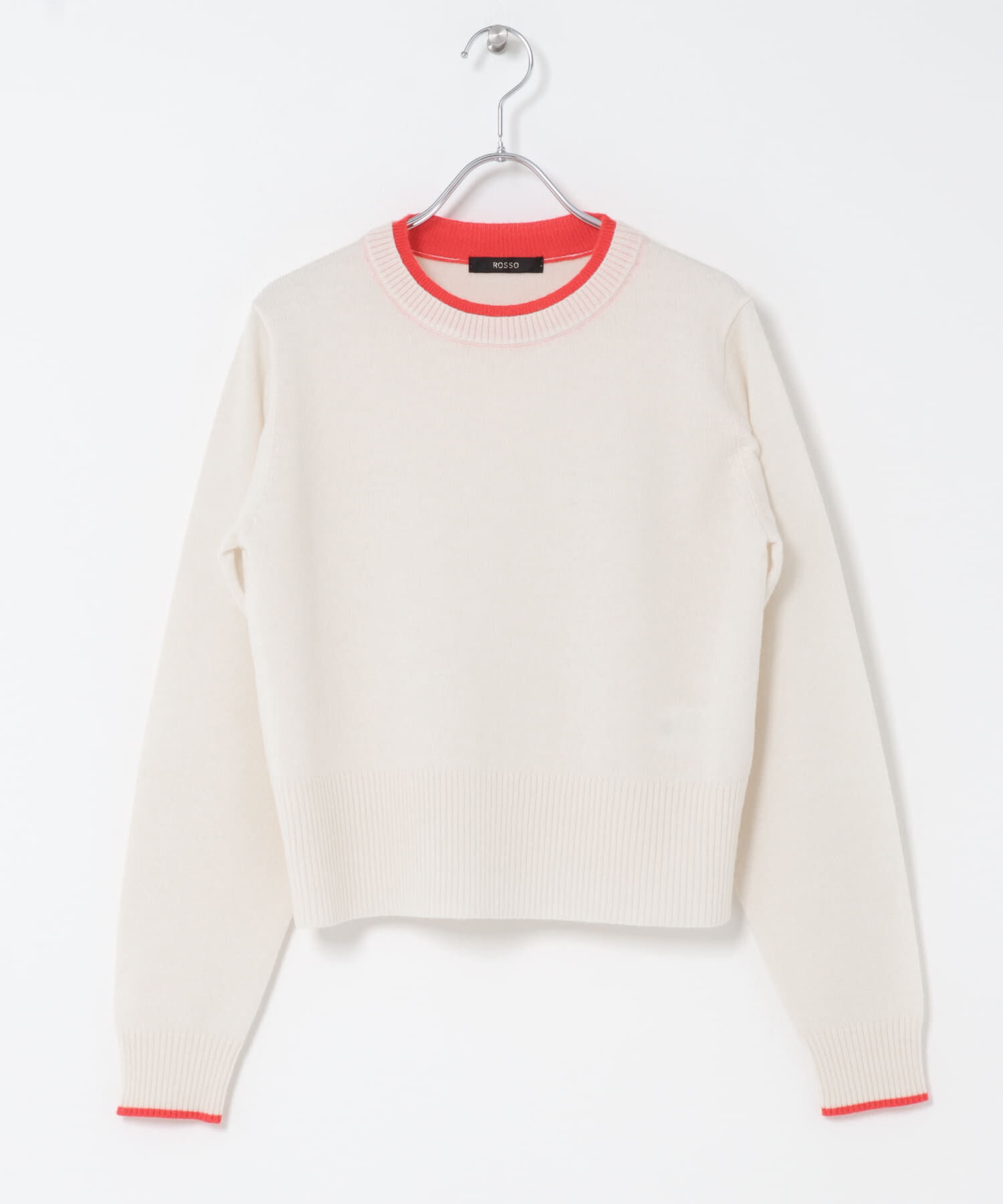 URBAN RESEARCH ROSSO「カシミヤ混バイカラーコンパクトニット」|ニット・セーター|