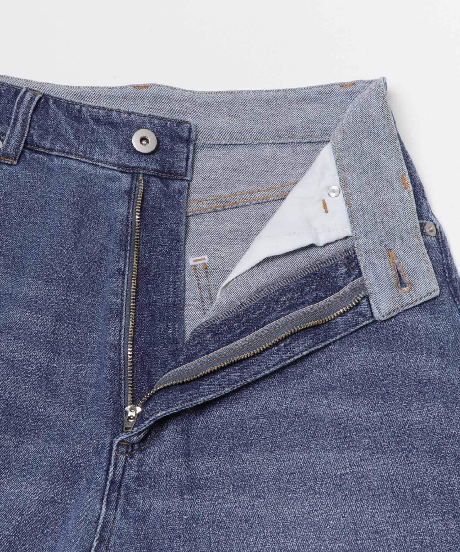 URBAN RESEARCH「『3サイズ展開』綿麻デニムストレートパンツ」|デニム|