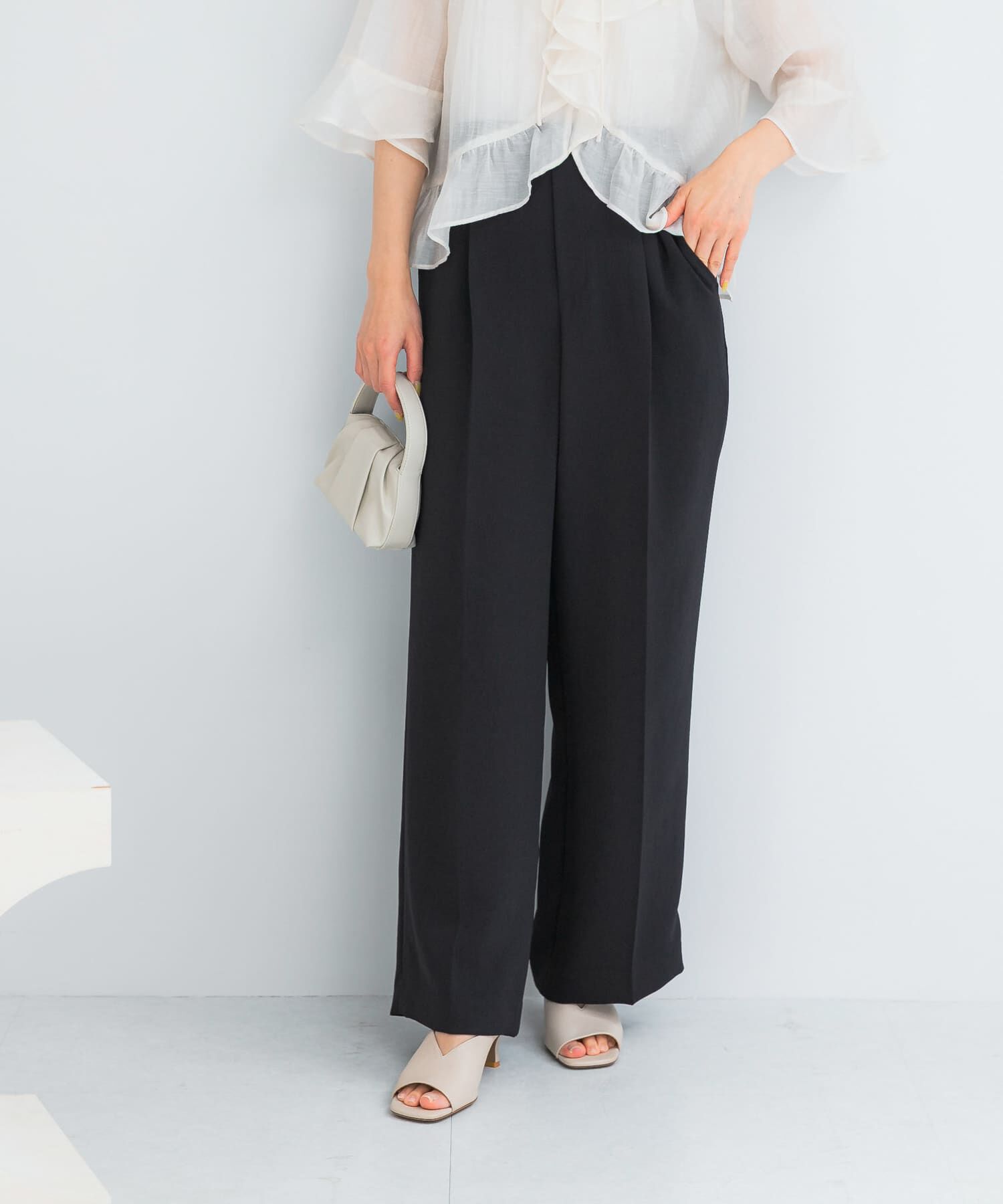 URBAN RESEARCH ROSSO「DONEEYU　ダブルクロスワイドパンツ」|その他|