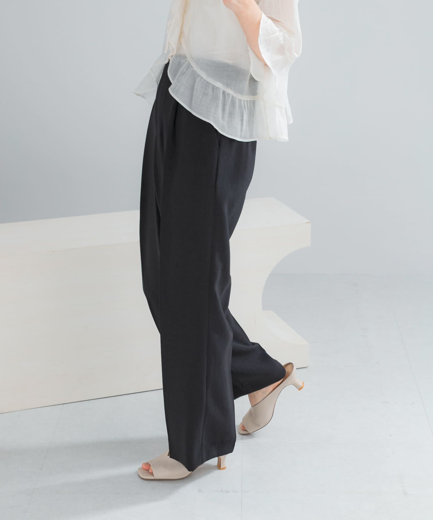 URBAN RESEARCH ROSSO「DONEEYU　ダブルクロスワイドパンツ」|その他|