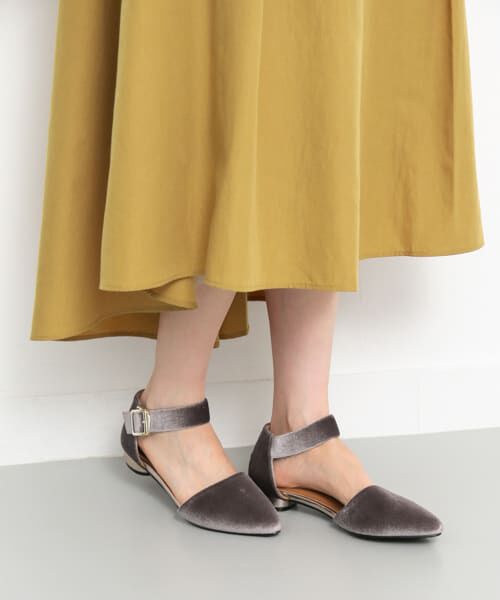  「ベロアセパレートパンプス&there4;」|パンプス|