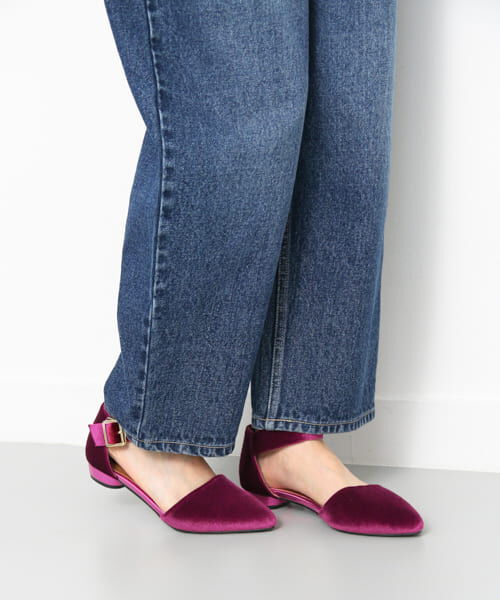  「ベロアセパレートパンプス&there4;」|パンプス|