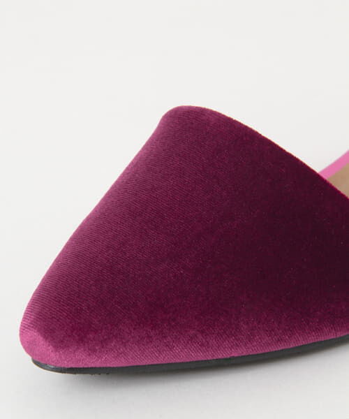  「ベロアセパレートパンプス&there4;」|パンプス|