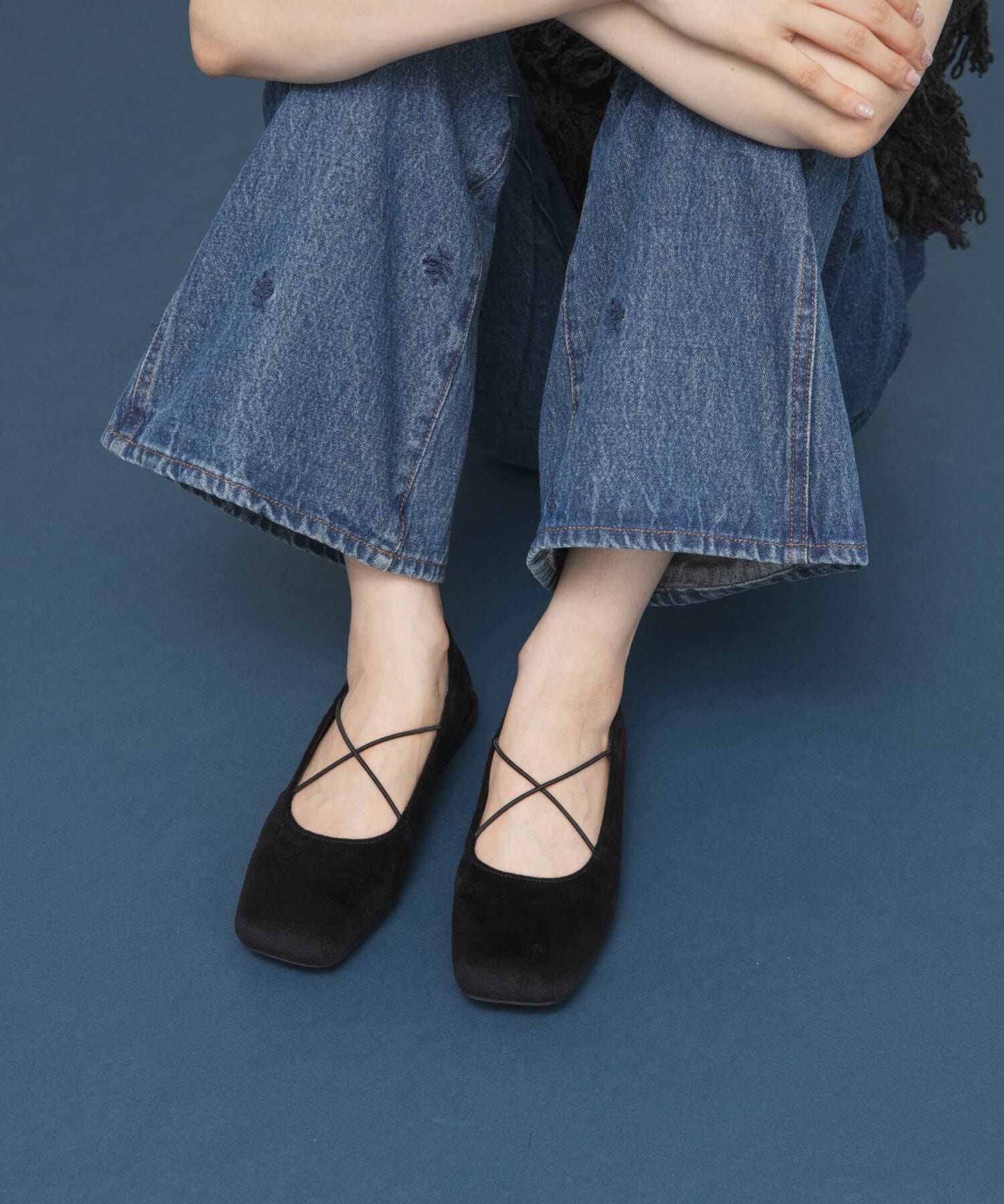  「クロスナローバレエシューズ」|バレエシューズ|
