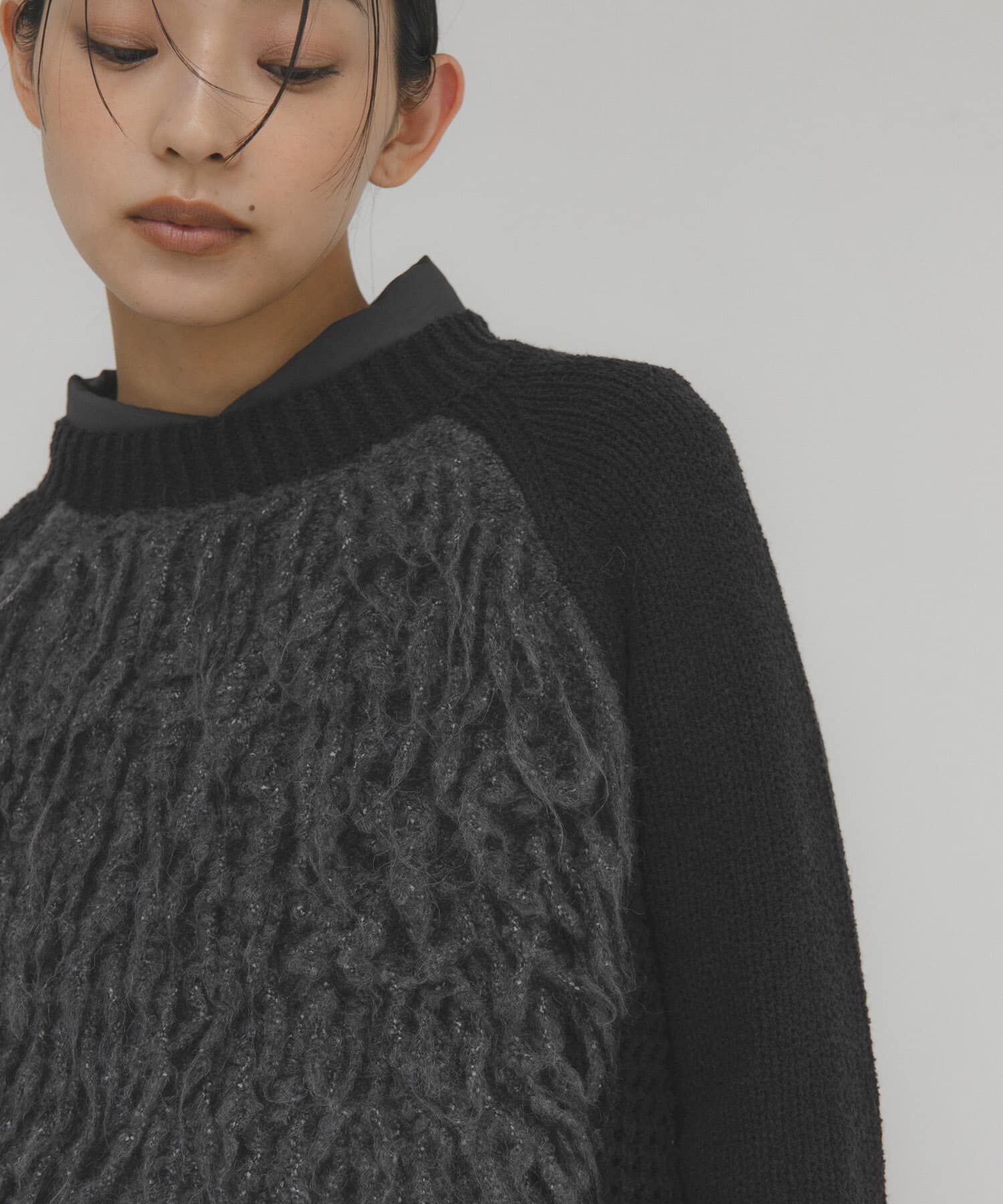  「コンパクトフリンジニット」|ニット・セーター|