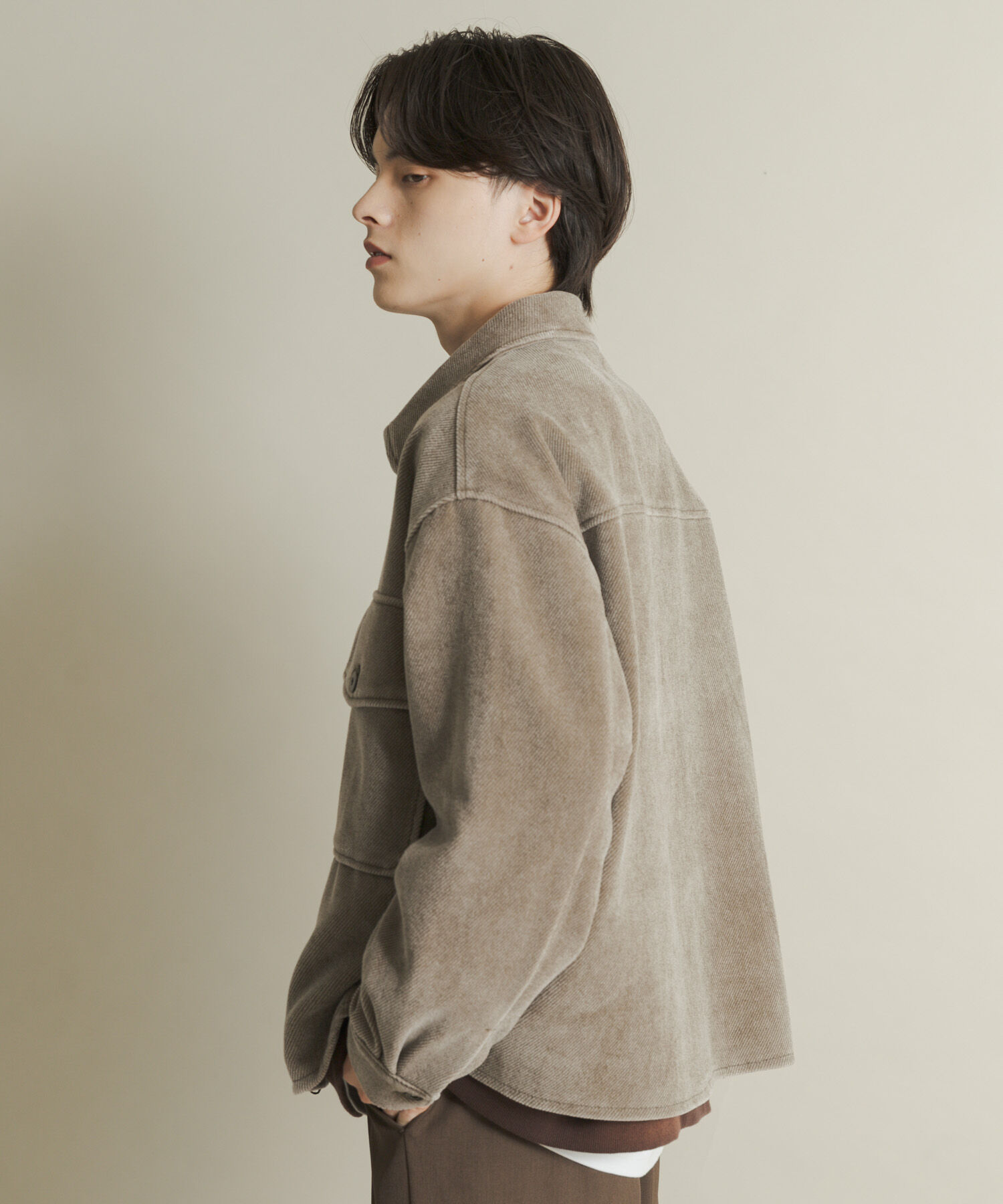 SENSE OF PLACE by URBAN RESEARCH「ヴィンテージツイルZIPブルゾン」|ブルゾン・スタジャン|