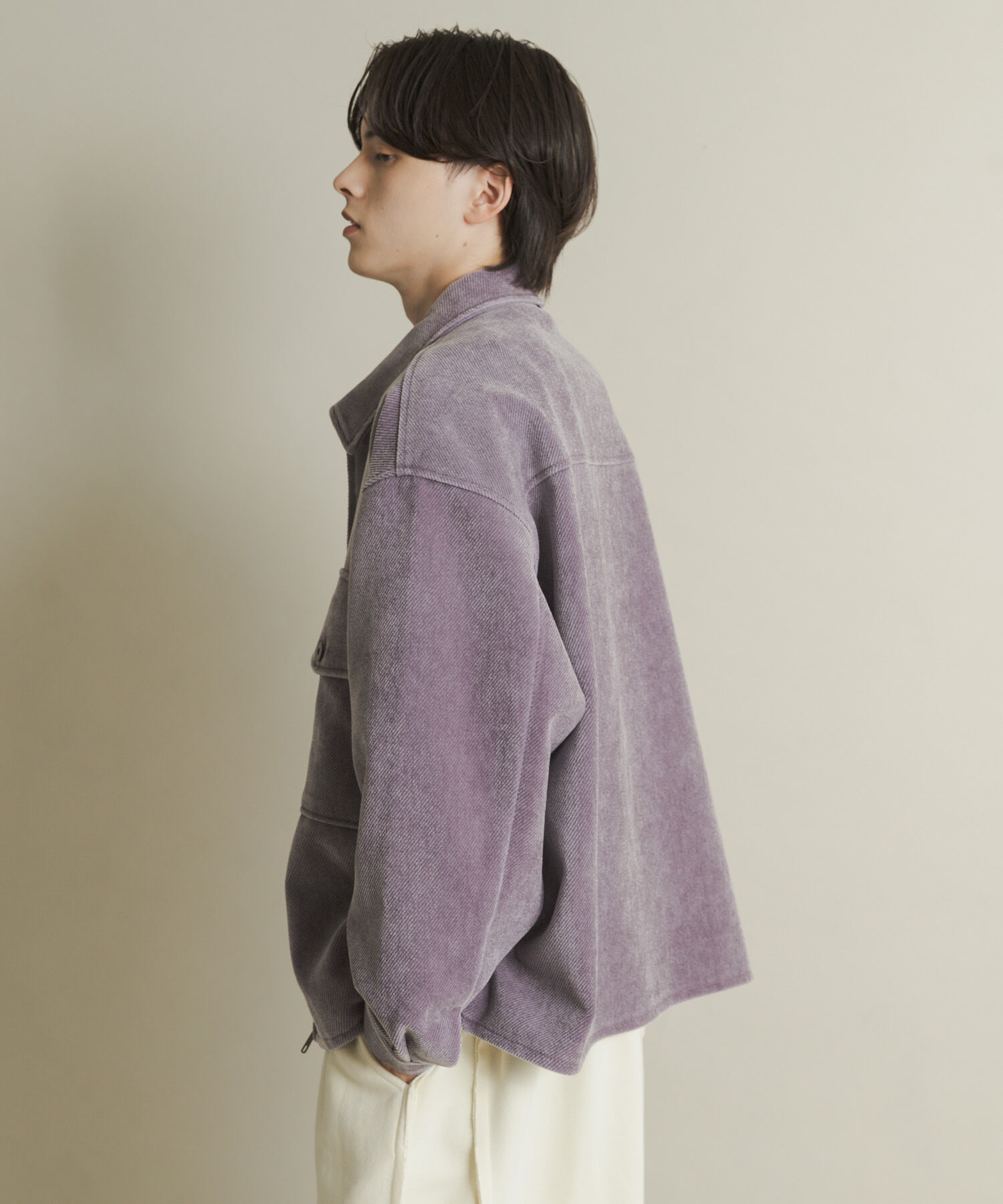 SENSE OF PLACE by URBAN RESEARCH「ヴィンテージツイルZIPブルゾン」|ブルゾン・スタジャン|