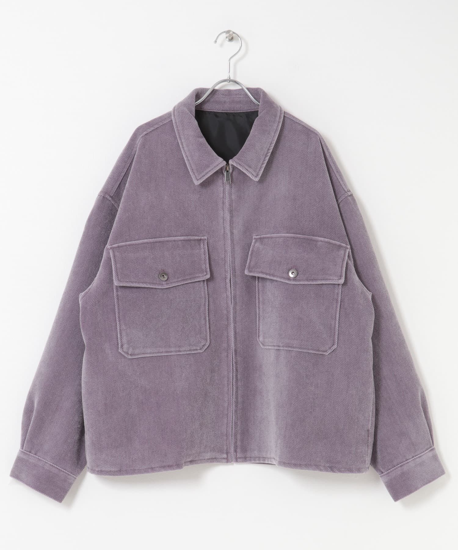 SENSE OF PLACE by URBAN RESEARCH「ヴィンテージツイルZIPブルゾン」|ブルゾン・スタジャン|