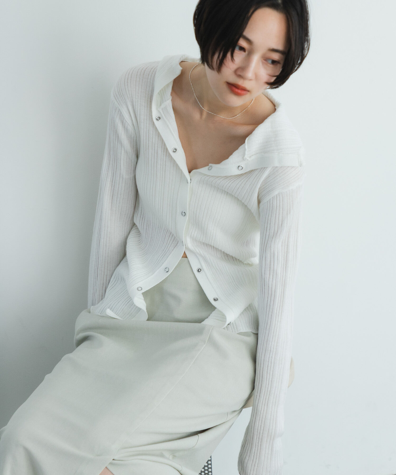 SENSE OF PLACE by URBAN RESEARCH「『洗濯可』マルチリブニットフーディー」|ニット・セーター|