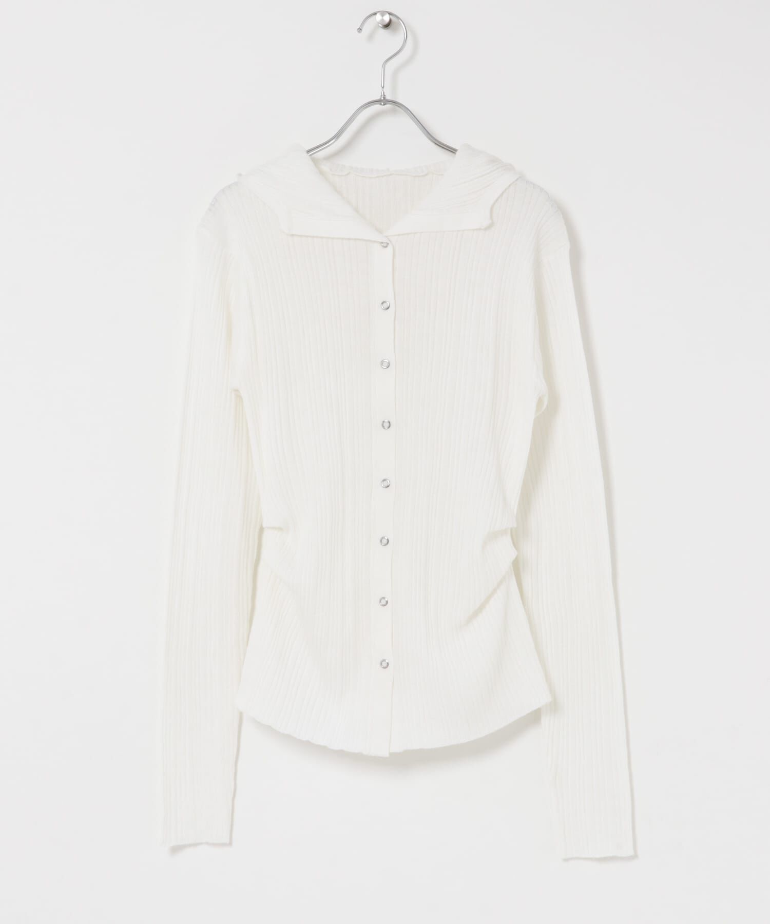 SENSE OF PLACE by URBAN RESEARCH「『洗濯可』マルチリブニットフーディー」|ニット・セーター|