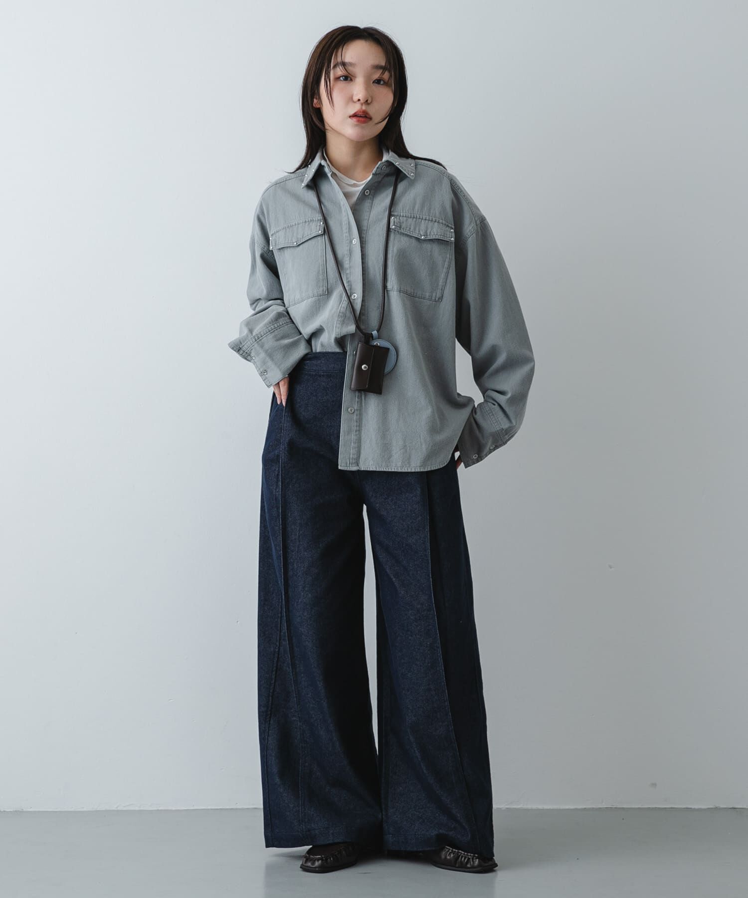 SENSE OF PLACE by URBAN RESEARCH「デニムライクスラックス」|デニム|