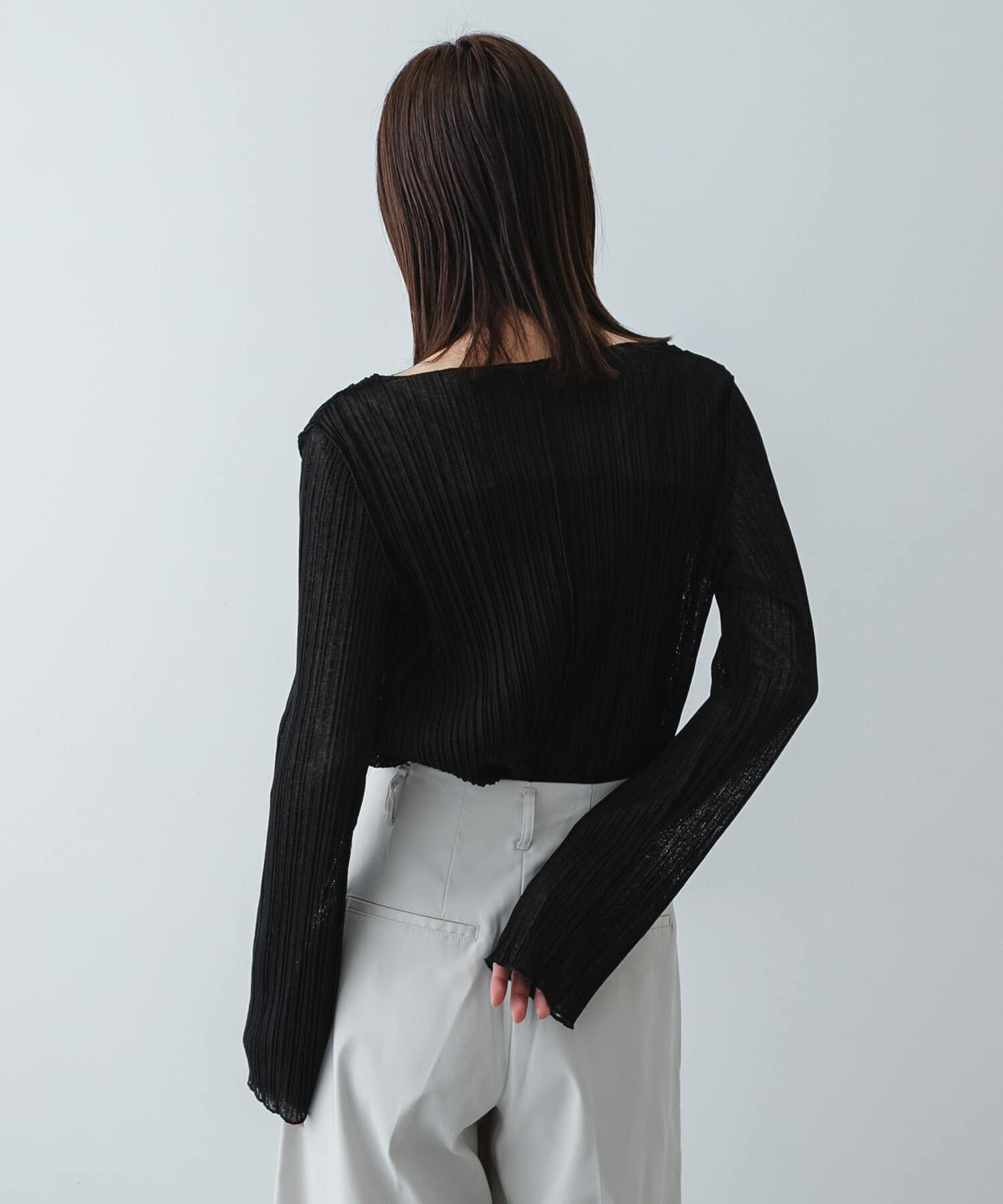 SENSE OF PLACE by URBAN RESEARCH「スラブシアープリーツトップ」|Tシャツ・カットソー|