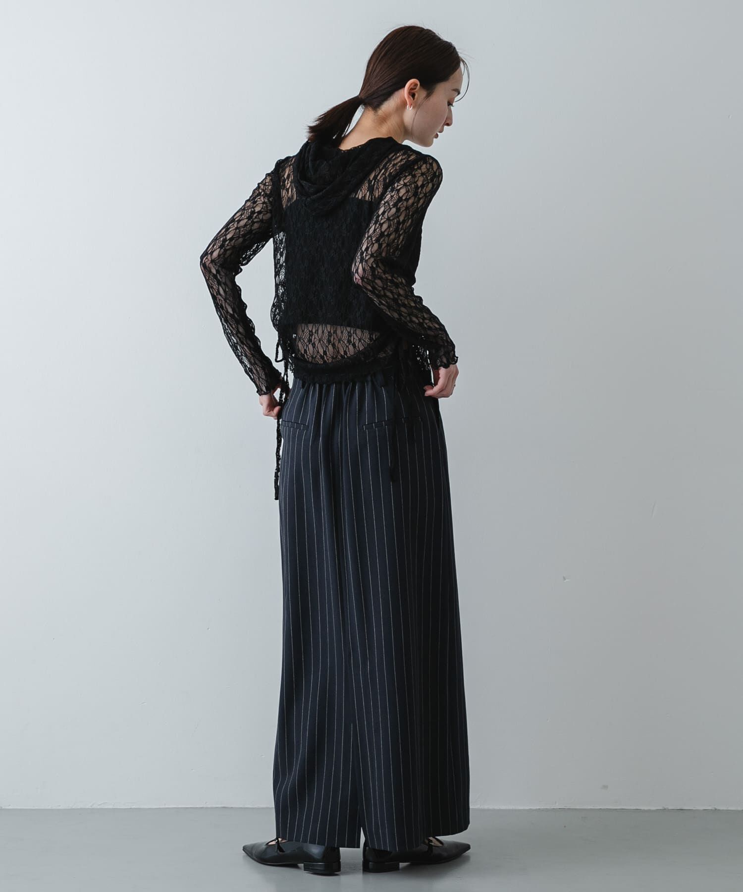 SENSE OF PLACE by URBAN RESEARCH「『洗濯可』フーディレースカットトップ」|その他|