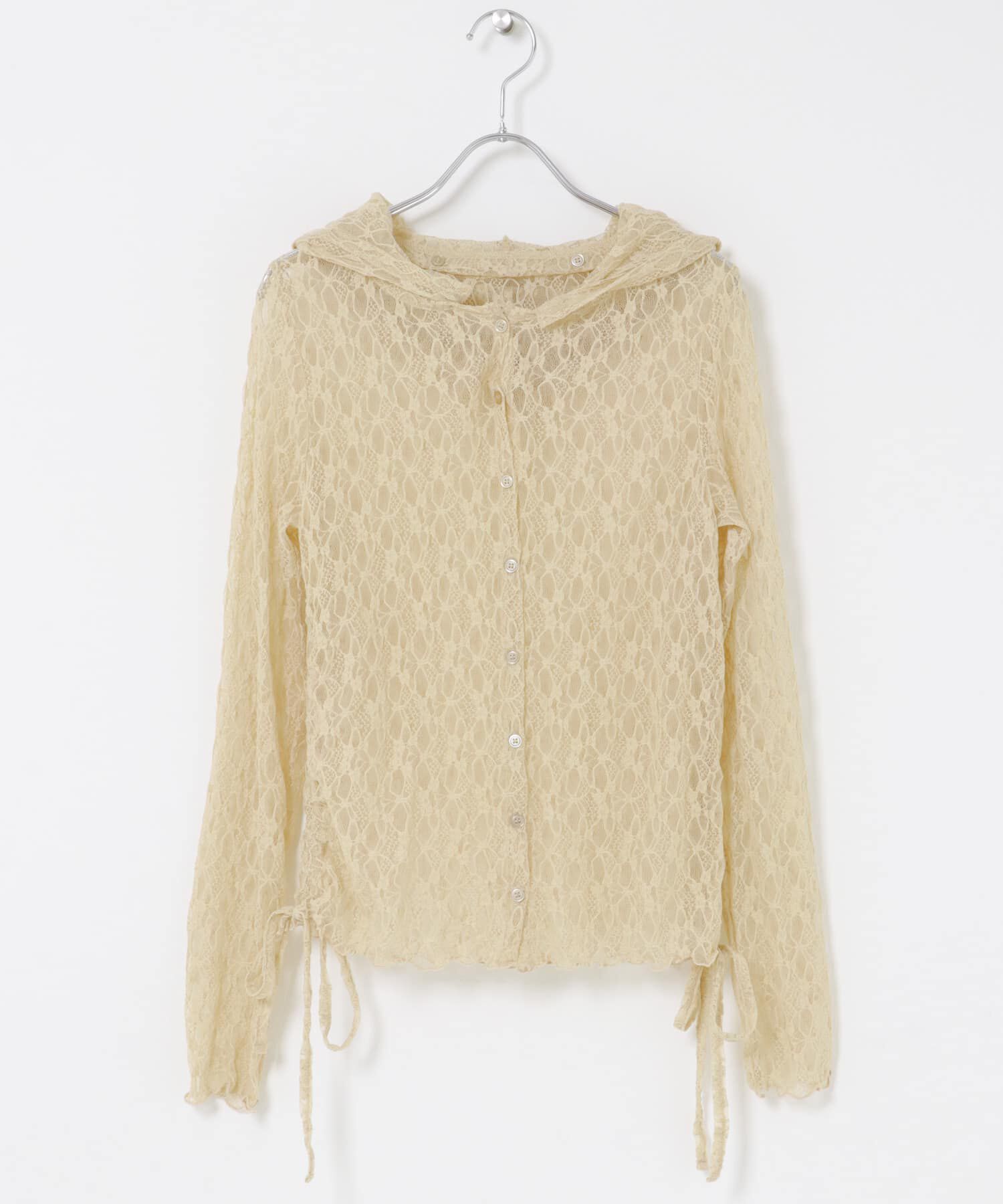 SENSE OF PLACE by URBAN RESEARCH「『洗濯可』フーディレースカットトップ」|その他|