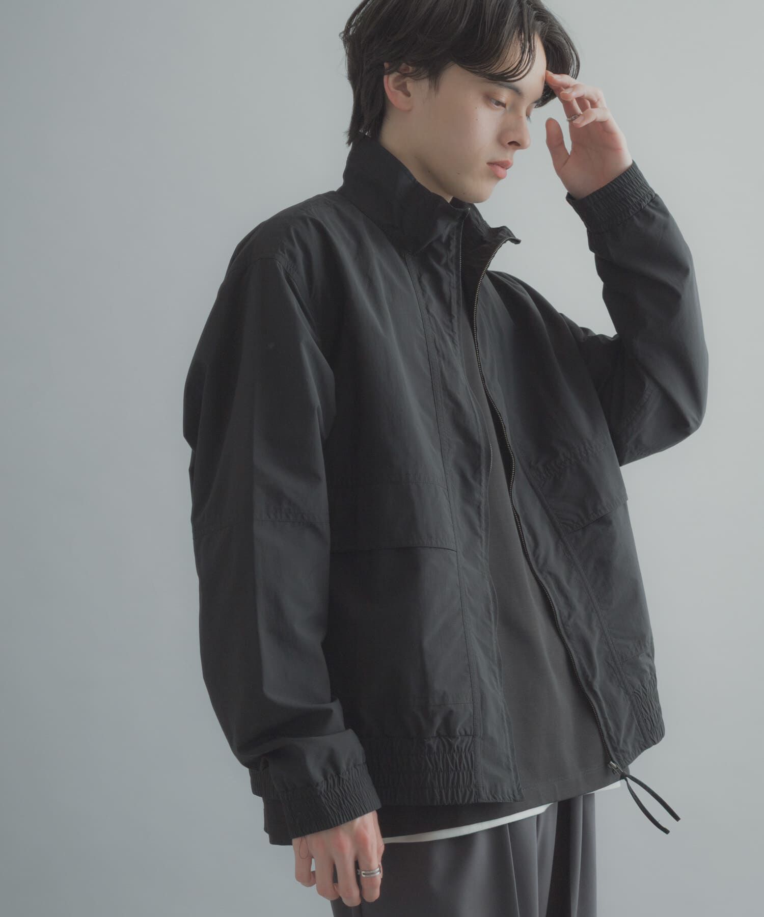 SENSE OF PLACE by URBAN RESEARCH「リップストップナイロンブルゾン」|ブルゾン・スタジャン|