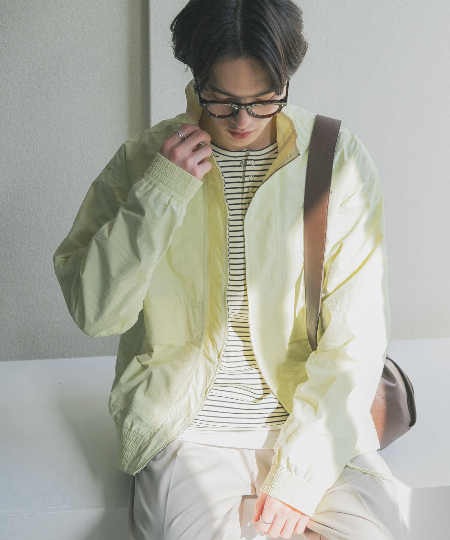 SENSE OF PLACE by URBAN RESEARCH「リップストップナイロンブルゾン」|ブルゾン・スタジャン|