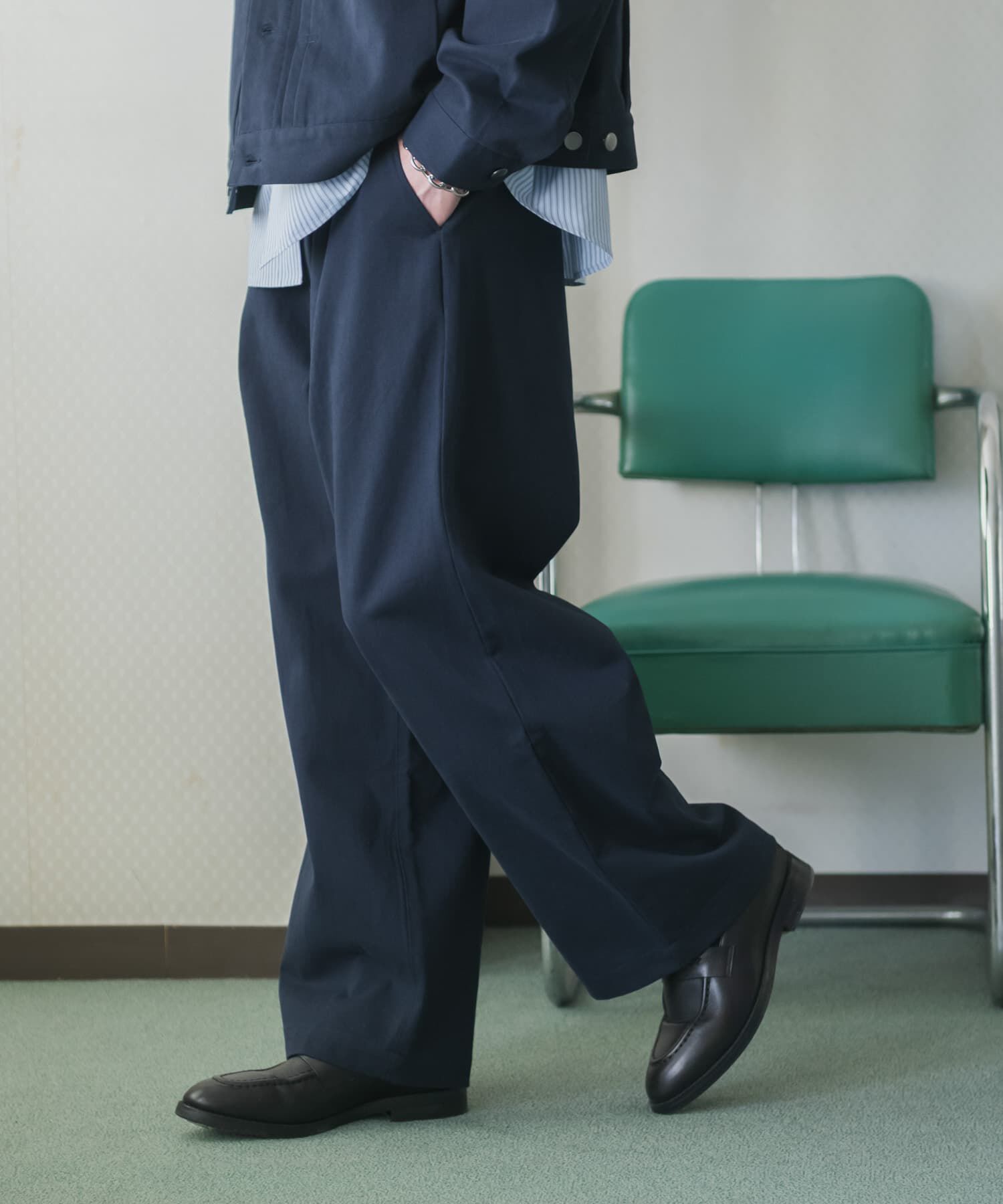 SENSE OF PLACE by URBAN RESEARCH「コットンツイルタックワイドパンツ」|その他|