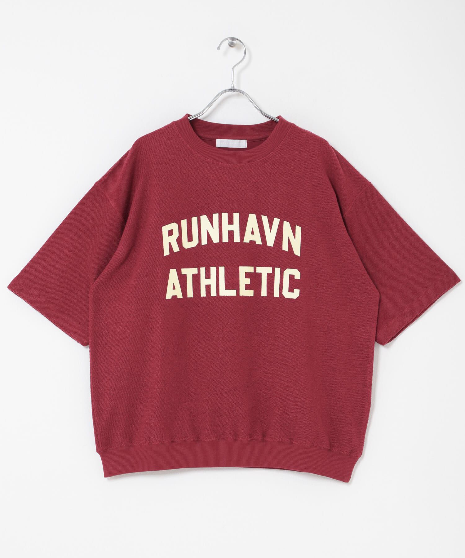 SENSE OF PLACE by URBAN RESEARCH「カレッジスウェットショートスリーブTシャツ」|スウェット・ジャージ|