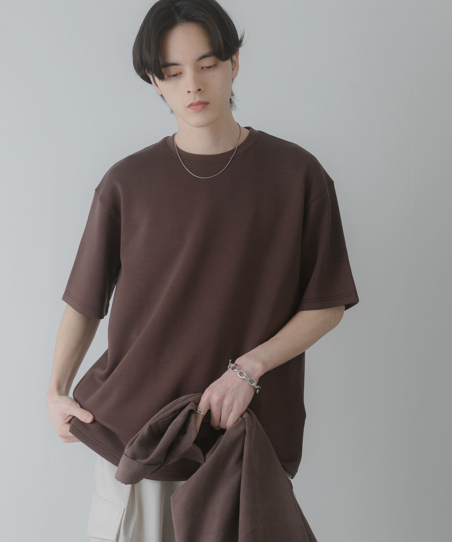 SENSE OF PLACE by URBAN RESEARCH「『一部WEB限定ｶﾗｰ』『接触冷感/速乾』ﾀﾞﾝﾎﾞｰﾙﾎﾟﾝﾁｼｮｰﾄ」|Tシャツ・カットソー|
