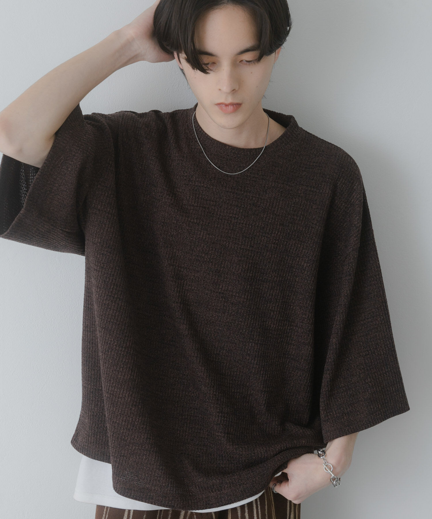 SENSE OF PLACE by URBAN RESEARCH「ソフトワッフルエクストラルーズTシャツ」|Tシャツ・カットソー|