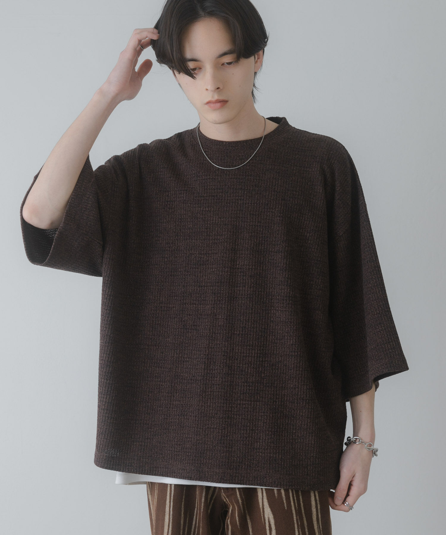 SENSE OF PLACE by URBAN RESEARCH「ソフトワッフルエクストラルーズTシャツ」|Tシャツ・カットソー|