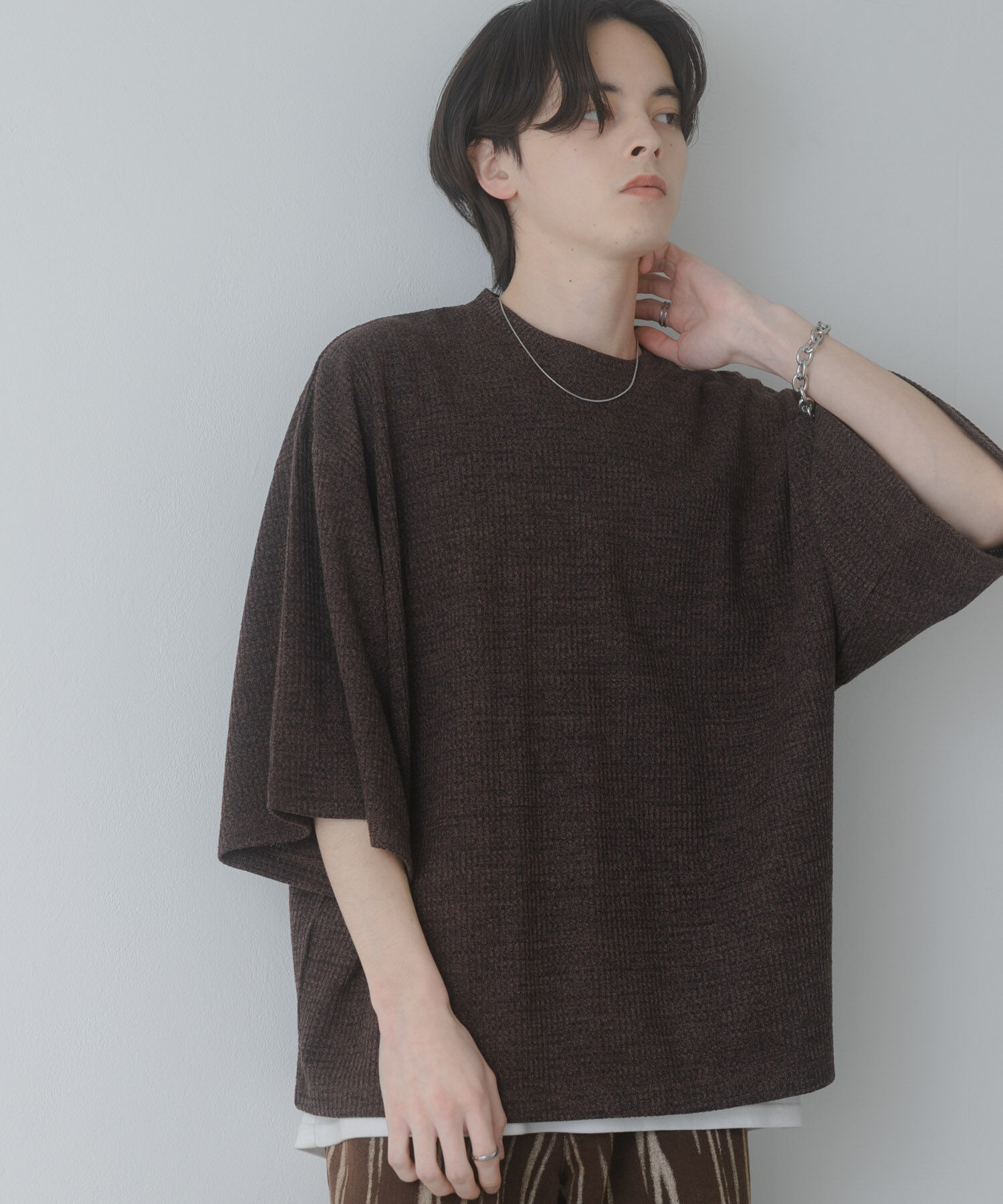 SENSE OF PLACE by URBAN RESEARCH「ソフトワッフルエクストラルーズTシャツ」|Tシャツ・カットソー|
