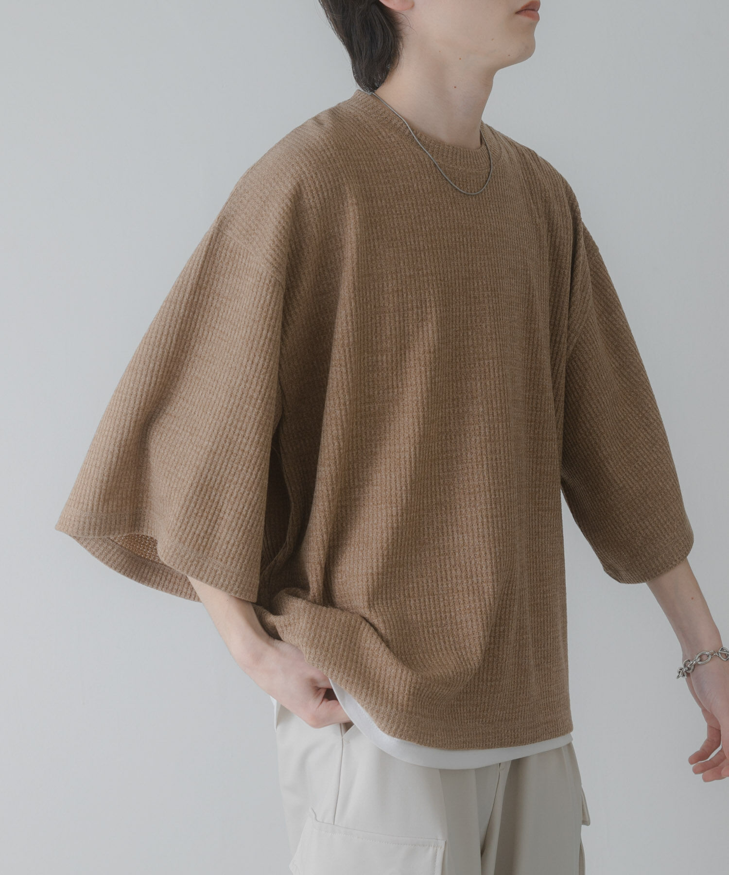 SENSE OF PLACE by URBAN RESEARCH「ソフトワッフルエクストラルーズTシャツ」|Tシャツ・カットソー|