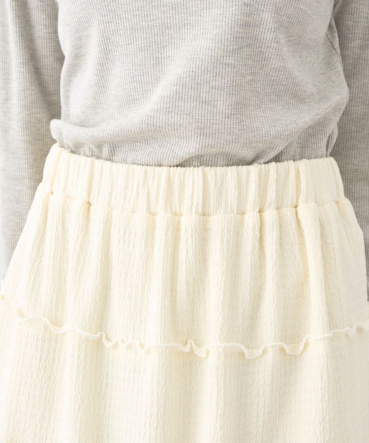 earth music&ecology「メロー切替フレアスカート」|フレア|