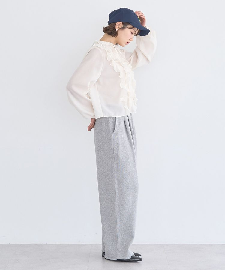 earth music&ecology「フリルリボンブラウス」|シャツ・ブラウス|