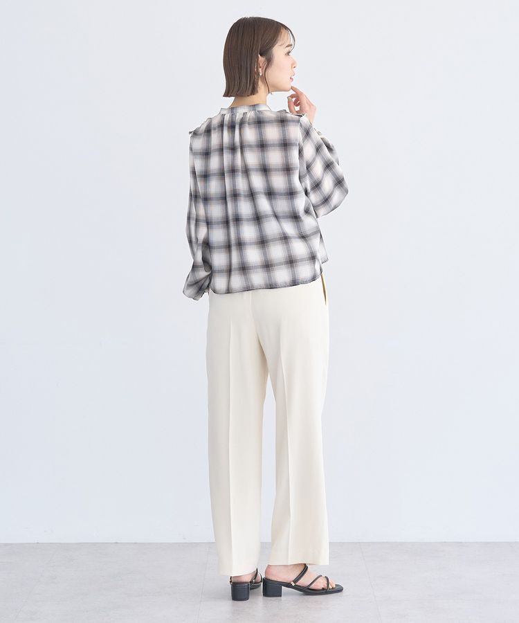 earth music&ecology「フリルリボンブラウス」|シャツ・ブラウス|