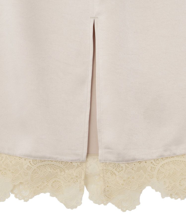 earth music&ecology「サテンレーススカート」|スカート|